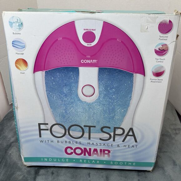 Accessories - CONAIR FOOT SPA WITH BUBBLE, MASSAGE, & HEAT Open Box EXCELLENT CONDITION